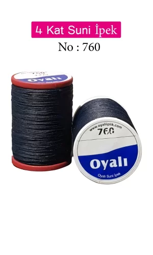 Oyalı 4 Kat Suni İpek İplik İğne Oyası Boncuk İpi Tığ Oyası No:760