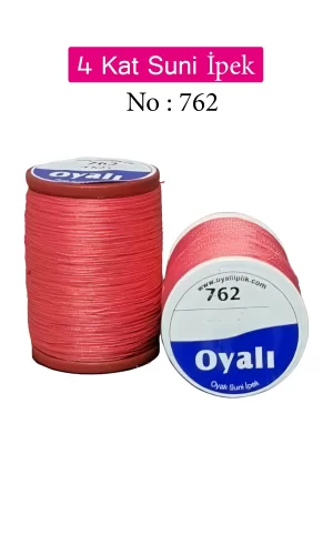 Oyalı 4 Kat Suni İpek İplik İğne Oyası Boncuk İpi Tığ Oyası No:762