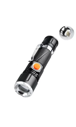 P50 Led Şarjlı Mıknatıslı Usb El Feneri  Wt-622