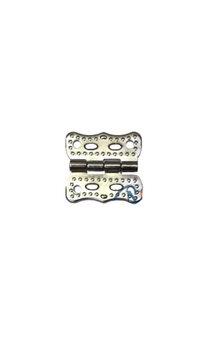 Papatya Menteşe - Küçük 20x20 Mm, Nikel, 100 Adet