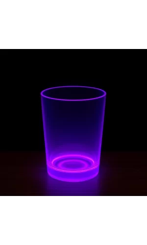 Partyglow Neon Mor Bardak 8.5 X 10.5 Cm