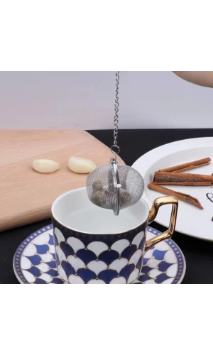Paslanmaz Çelik Çay Demlik Küre Kilitleme Çay Topu