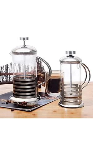 PASLANMAZ ÇELİK GÖVDELİ FRENCH PRESS KAHVE VE ÇAY DEMLEME APARATI
