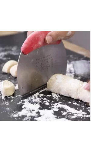 Paslanmaz Çelik Hamur Kesme ve Şekillendirme Spatulası