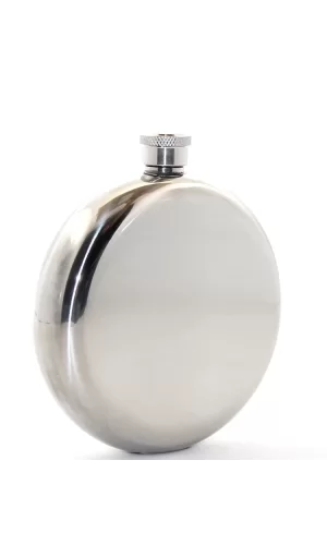 Paslanmaz Çelik Yuvarlak 8 Oz Tekli Matara Alk2677