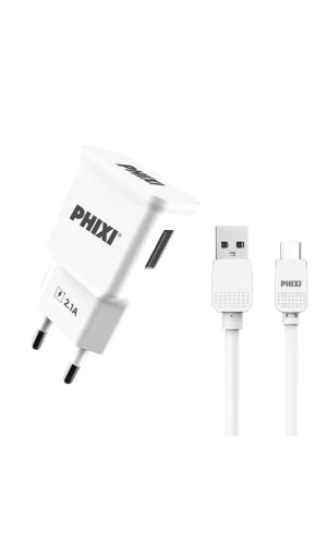 Pch201m Basic 2.1a Micro Usb Kablolu Şarj Cihazı