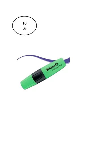 Pelikan 490 Fosforlu Kalem Yeşil 10lu