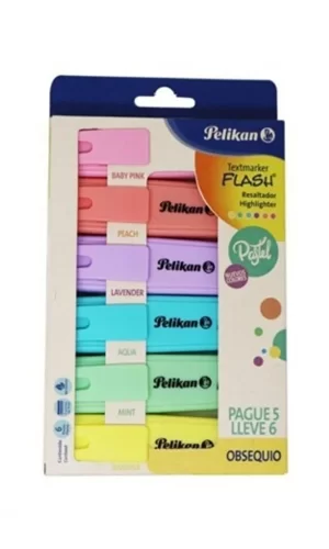 Pelikan Fosforlu Kalem (işaret Kalemi) Pastel 6 Renk