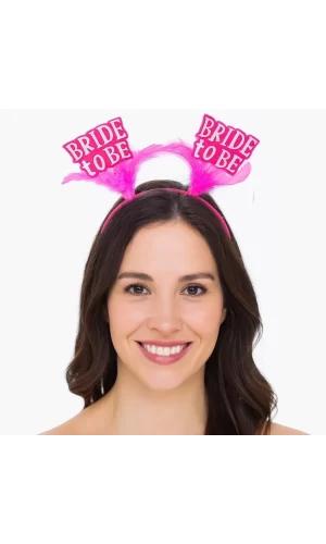 Pembe Renkli Bride To Be Parti Tacı – Bekarlığa Veda Gecesi İçin