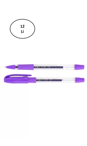 Pensan Glitter Simli Jel Kalem Vıolet 1 Mm 12li
