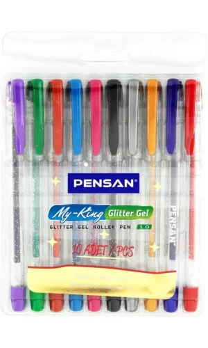 Pensan My-Kıng Simli Jel Kalem 10Lu Set