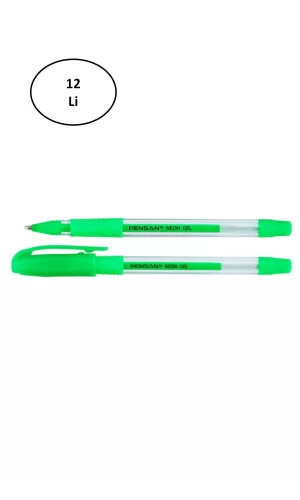 Pensan Neon Jel Kalem Yeşil 1 Mm 12li
