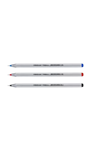 Pensan Pe01003Tkki Tükenmez Kalem, Kırmızı 12li