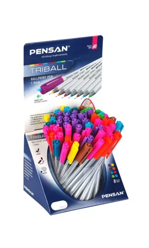 Pensan Triball Tükenmez Kalem Renki 60lı