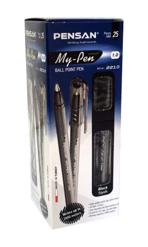 Pensan Tükenmez Kalem My Pen 1 Mm Siyah 25li