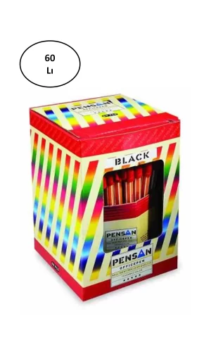Pensan Tükenmez Kalem Offispen 1 Mm Kırmızı 60lı