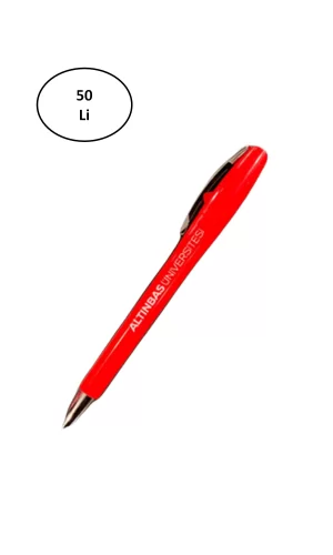 Pensan Üçgen Tr-23 Tükenmez Kalem Kırmızı 50 Li