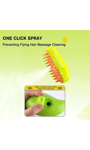 Pet Brush Buharlı Şarjlı Kedi Köpek Yıkama Aparatı