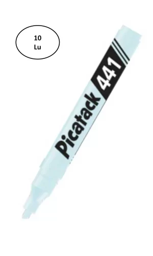 Picatack 441 Fosforlu İşaretleme Kalemi Pastel Yeşil 10lu