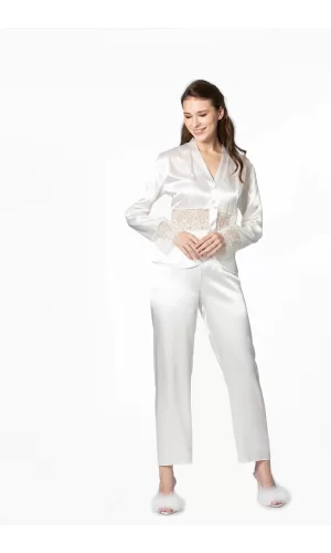Pierre Cardin 6040 Kısa Gecelikli 6lı İpek Set