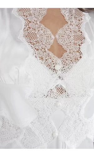 Pierre Cardin 6335 6lı Saten Gecelik Sabahlık Takım