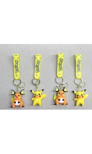 Pikachu Silikon Anahtarlık Alk4252