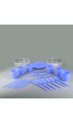 Piknik Seti 6 Kişilik Çantalı 32 Parça