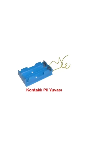 Pil Yuvası - Okul Deney Pil Yatağı 100 Adet
