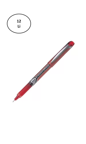 Pilot Kalem V5 Grip Hi-Tecpoint Kırmızı 12li