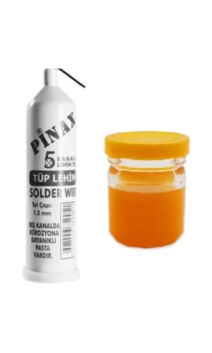 Pinax Tüp Lehim Teli 25 Gr 1.2mm + Lehim Pastası - 40gr