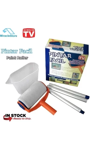 Pintar Facil Pratik Damlatmayan Boya Rulosu Ve Fırçası