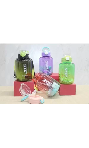 Pipetli Su Matarası 1100 Ml Bpa İçermez Alk3149
