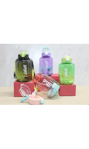 Pipetli Su Matarası 1100 Ml Bpa İçermez Alk3149