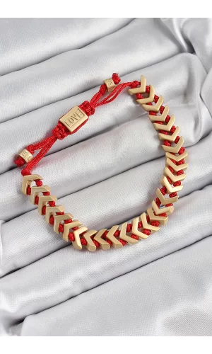 Pirinç Asansörlü Gold Renk Juju Kadın Bileklik