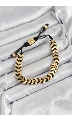 Pirinç Asansörlü Gold Renk Juju Kadın Bileklik
