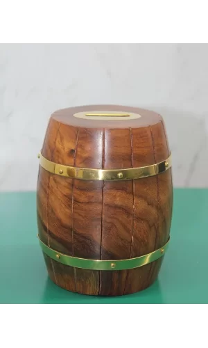 Pirinç Fıçı Kumbara 1786