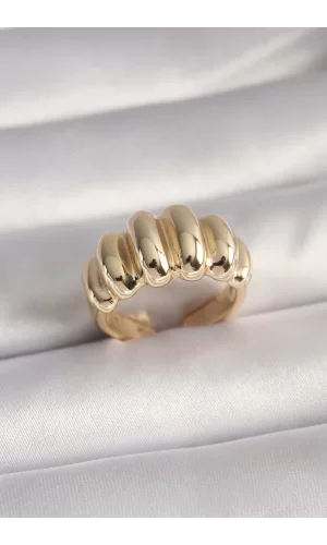 Pirinç Gold Renk Kadın Yüzük