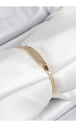 Pirinç Oval Model Gold Renk Xuping Bebek Künyesi
