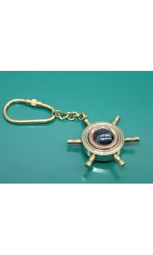 Pirinç Pusula Anahtarlık 2355f