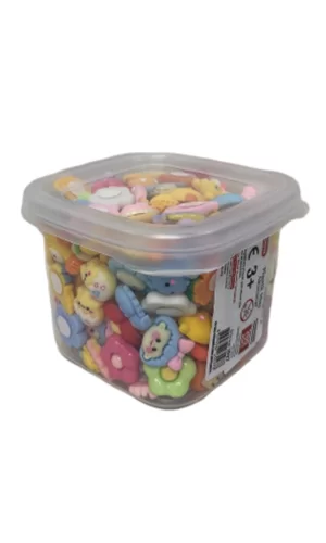Plastik 3D Mini Aksesuar 200lü