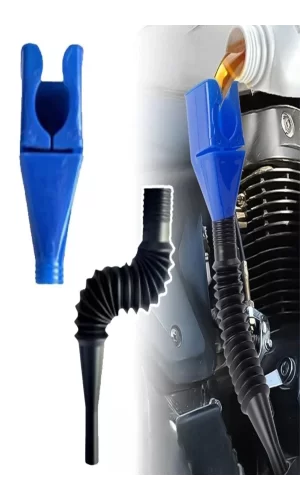 Plastik Araç Motosiklet Motor Yağ Hunisi Sıvı Aktarım Mazot Benzin Yağ Hunisi