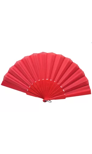 Plastik Kumaş Yelpaze 12li Kırmızı