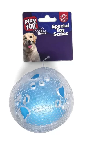 Playfull Kauçuk Sesli Top Köpek Oyuncağı 7,5 Cm