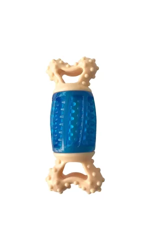 Playfull Sağlam Plastik Sesli Dental Köpek Oyuncağı 13x4cm Mavi