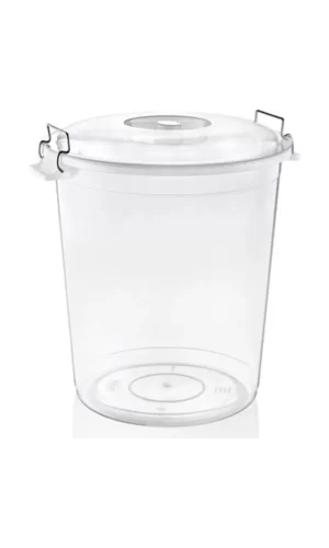 Plus Şeffaf Bakliyat Kovası 50 Litre Royaleks-ASD173