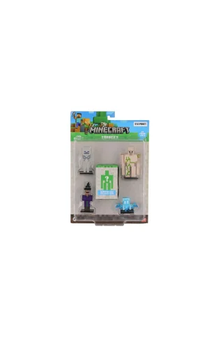 Pmı Mc2040 Minecraft 3d Figür Toppeez 5li Set