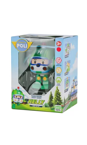 Polı Mrt-688 Sesli Ve Işıklı Robocar Poli Büyük Transforming Robot Helly -necotoys