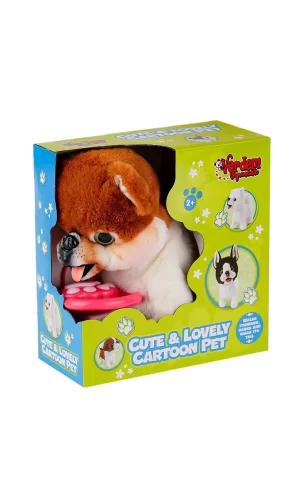 Pr66699-26 Yürüyen Tasmalı Peluş Köpek