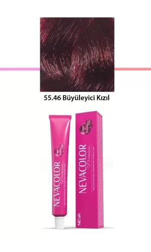 Premium 55.46 Büyüleyici Kızıl - Kalıcı Krem Saç Boyası 50 g Tüp