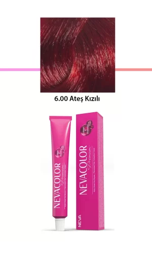 Premium 6.00 Ateş Kızılı - Kalıcı Krem Saç Boyası 50 g Tüp